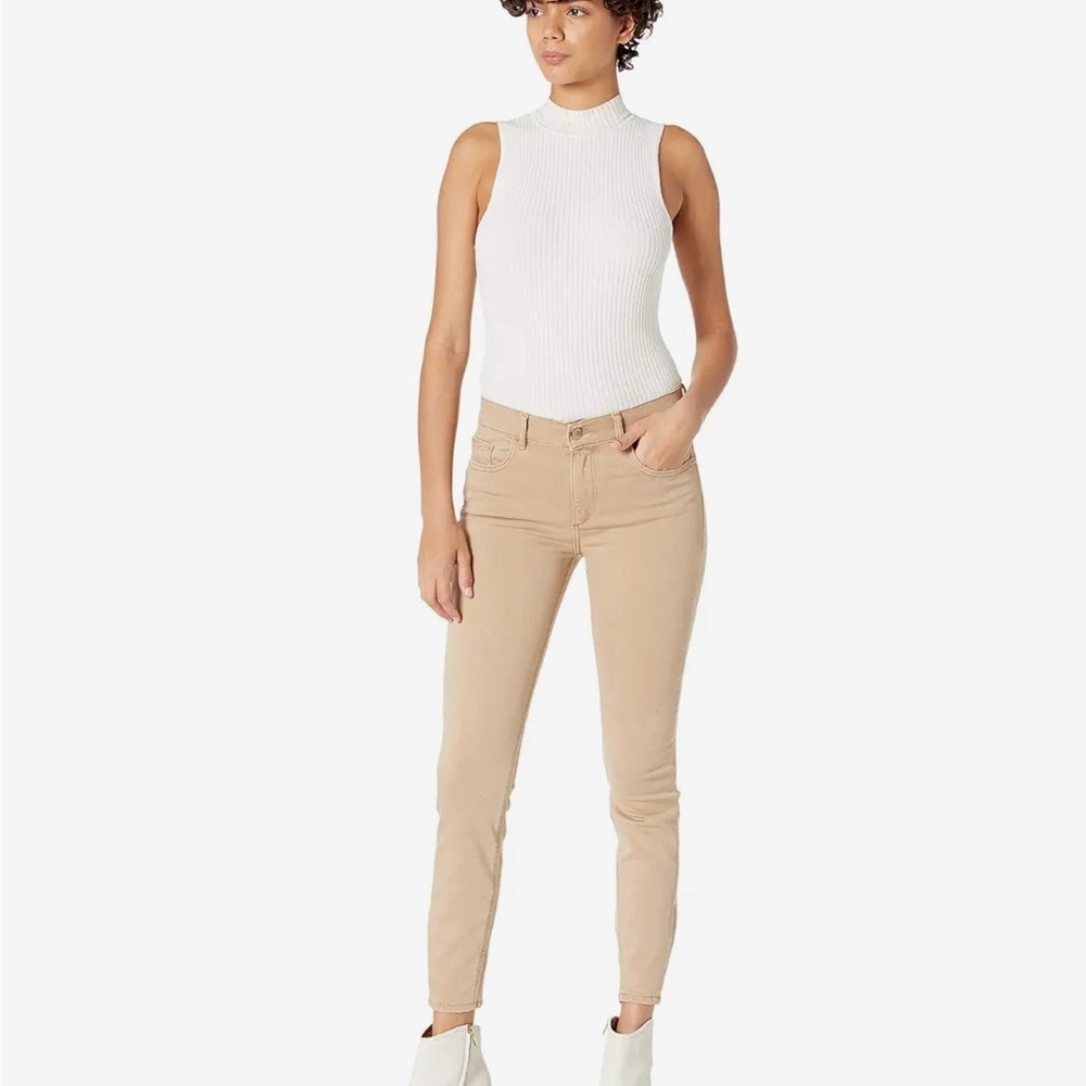 DL1961 FLORENCE SKINNY MID-RISE INSTASCULPT ANKLE HAZELWOOD. SIZE 28.
